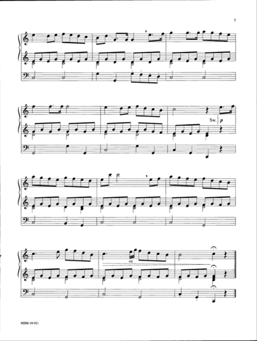 Andantino Organ scores gallery preview page 4