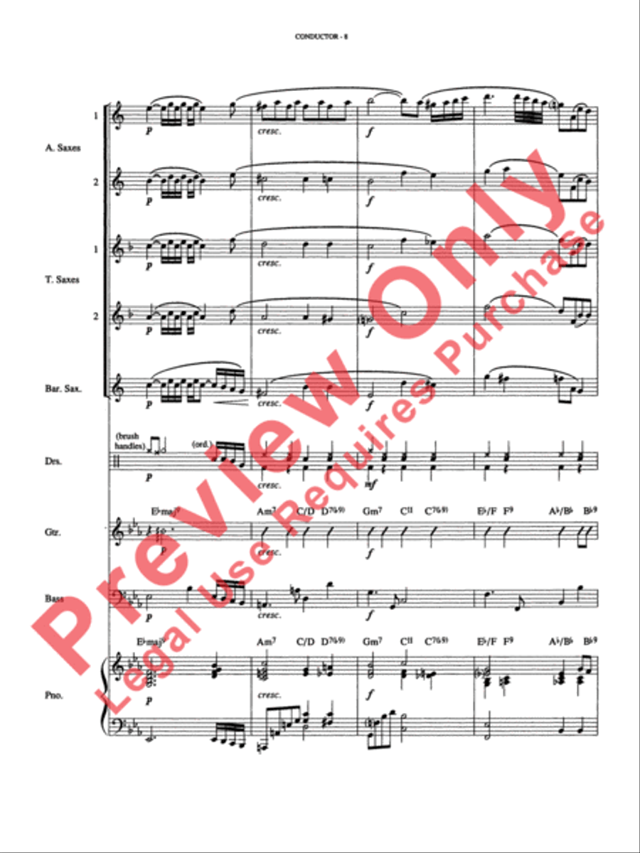 Over the Rainbow Over the Rainbow Small Ensemble scores gallery preview page 9