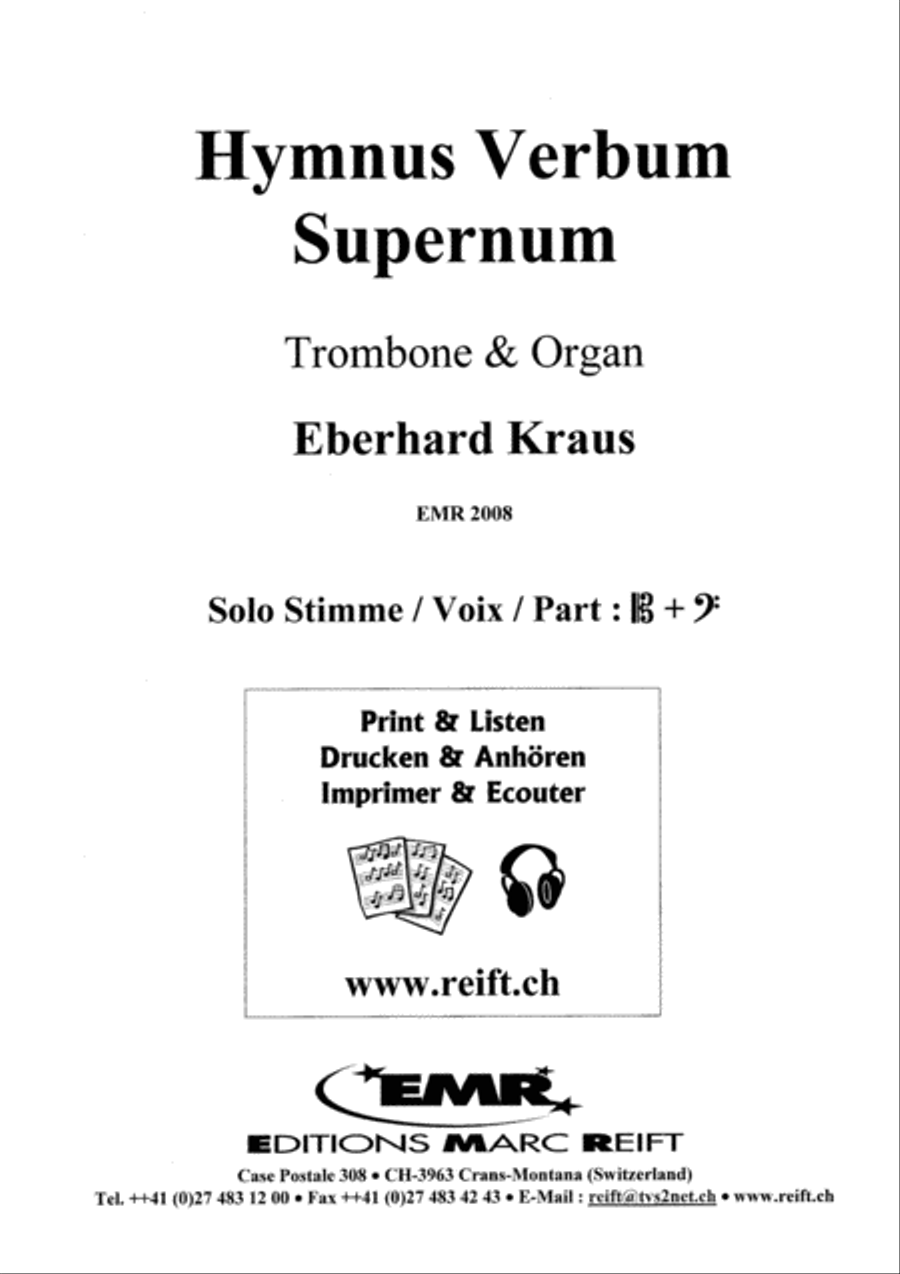 Hymnus "Verbum Supernum" image number null