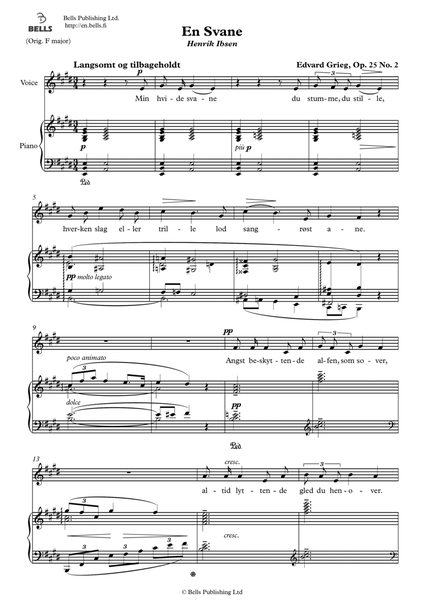 En Svane, Op. 25 No. 2