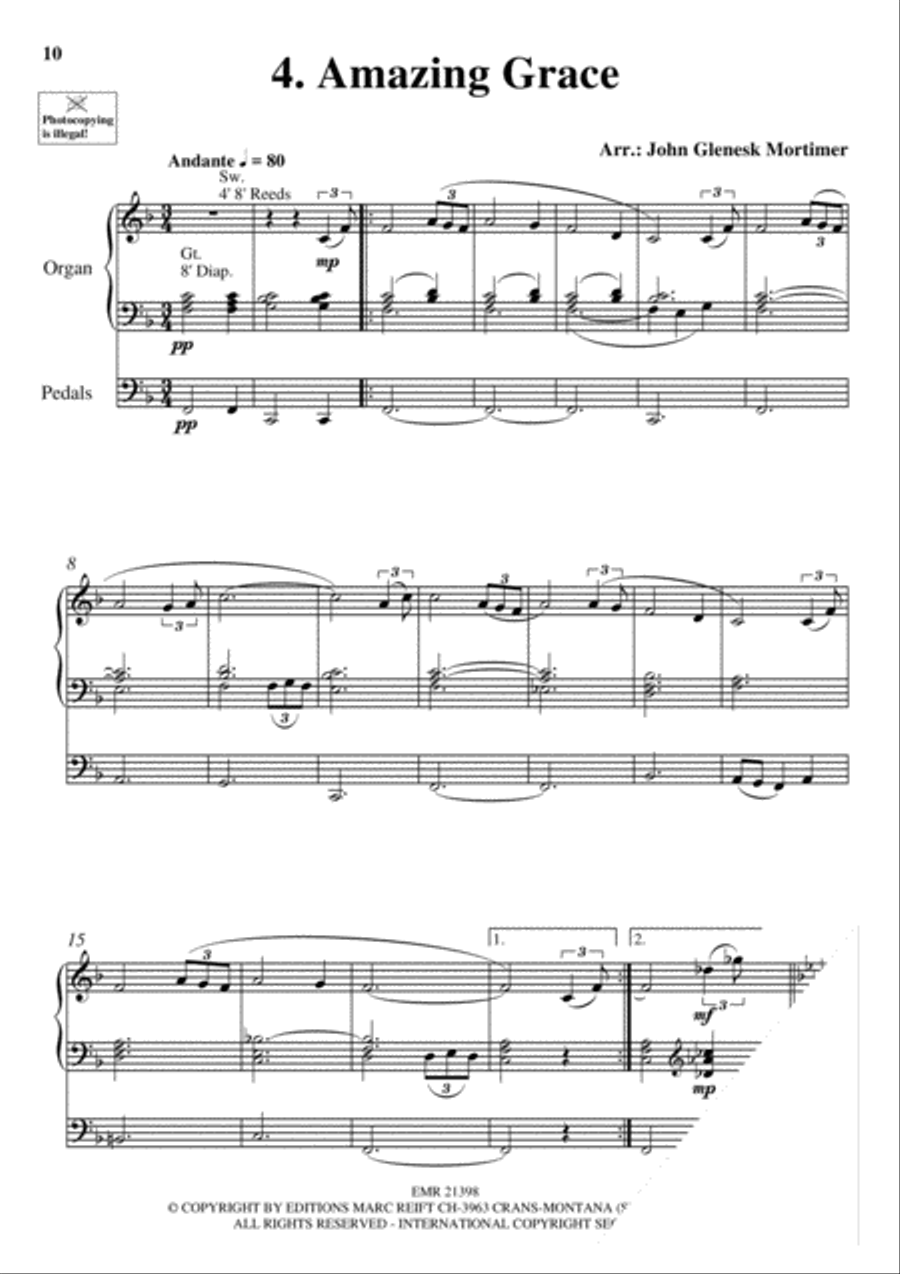 Wedding Favorites for Organ Trumpet scores gallery preview page 9