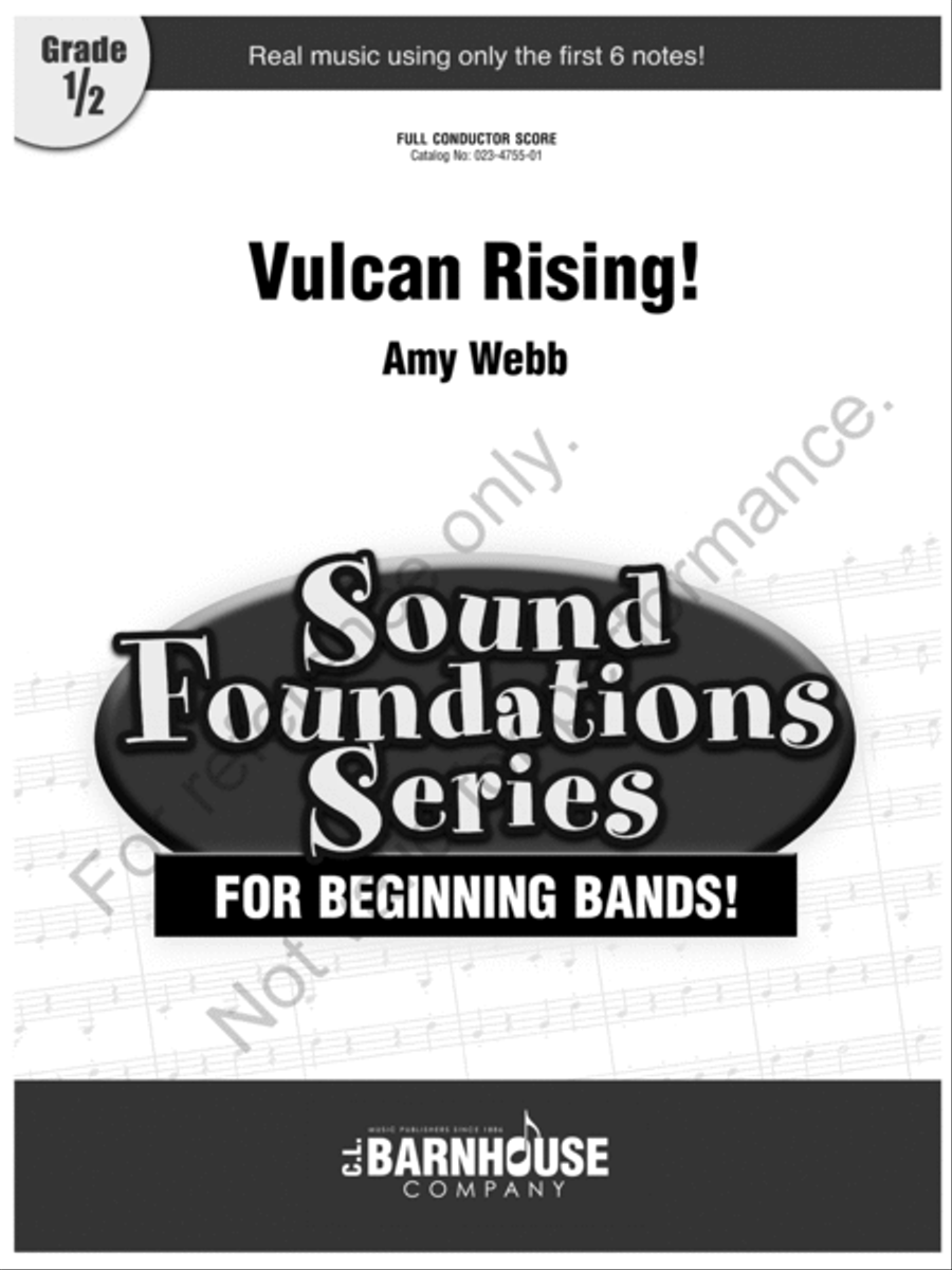 Vulcan Rising! Concert Band scores gallery preview page 2