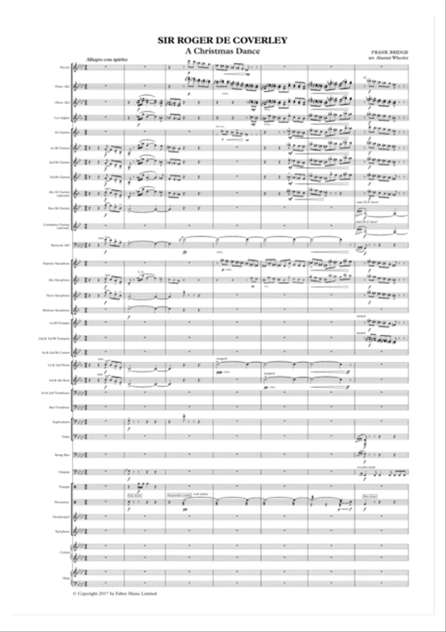 Sir Roger de Coverley Concert Band scores gallery preview page 2