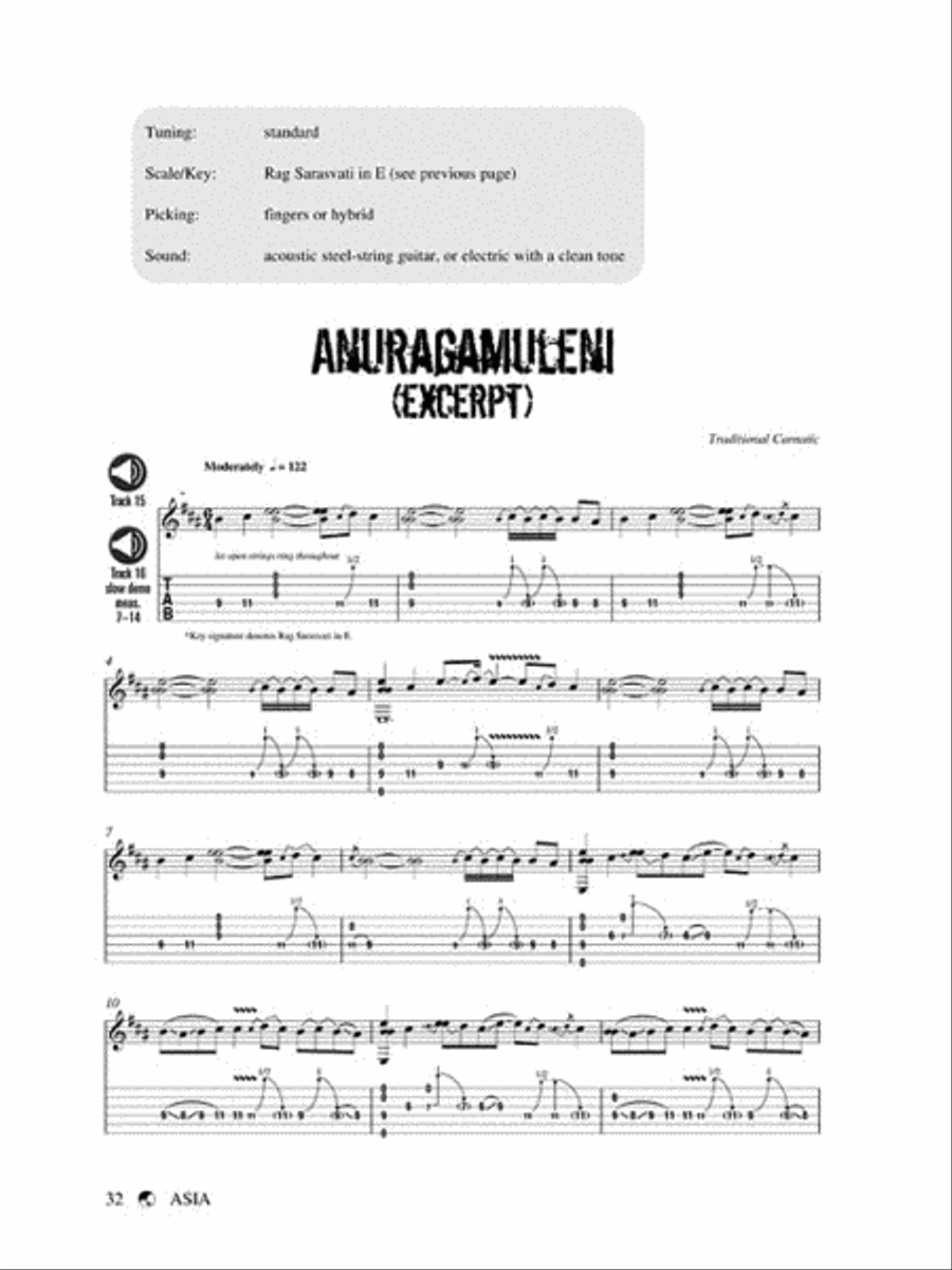 World Guitar World Guitar Guitar Tablature scores gallery preview page 4