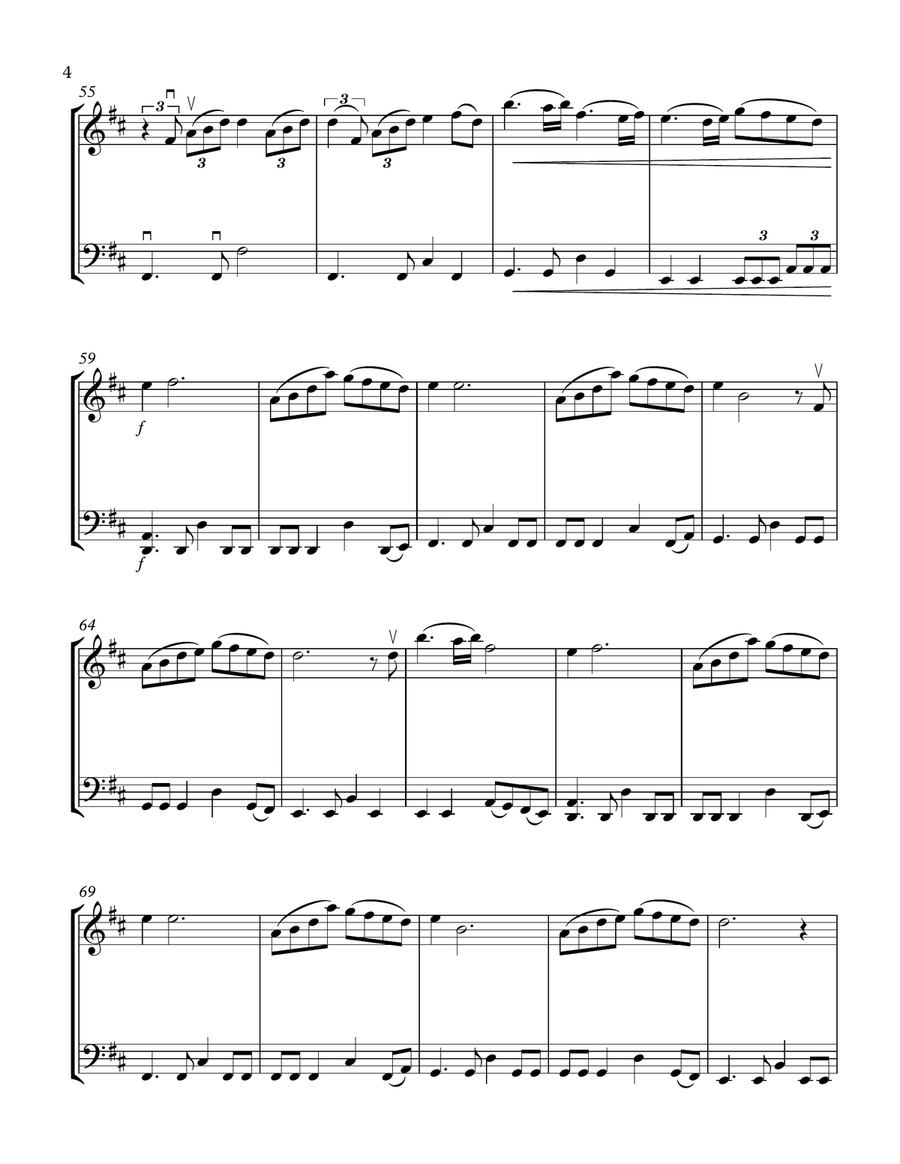 Speechless String Duet scores gallery preview page 4