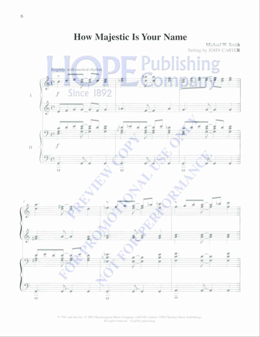 Contemporary Hymns and Songs II Piano Accompaniment scores gallery preview page 10