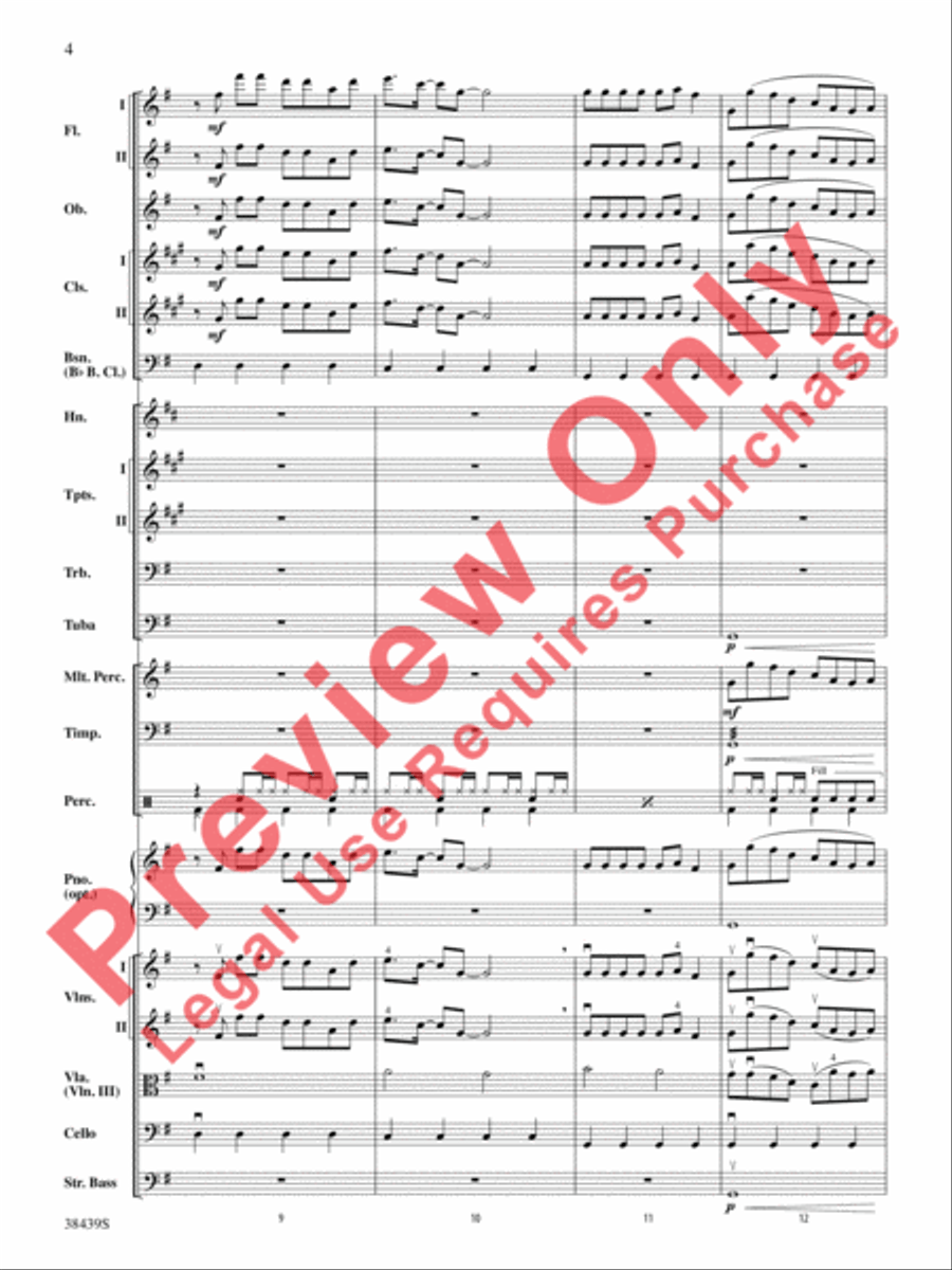 Born This Way Full Orchestra scores gallery preview page 5