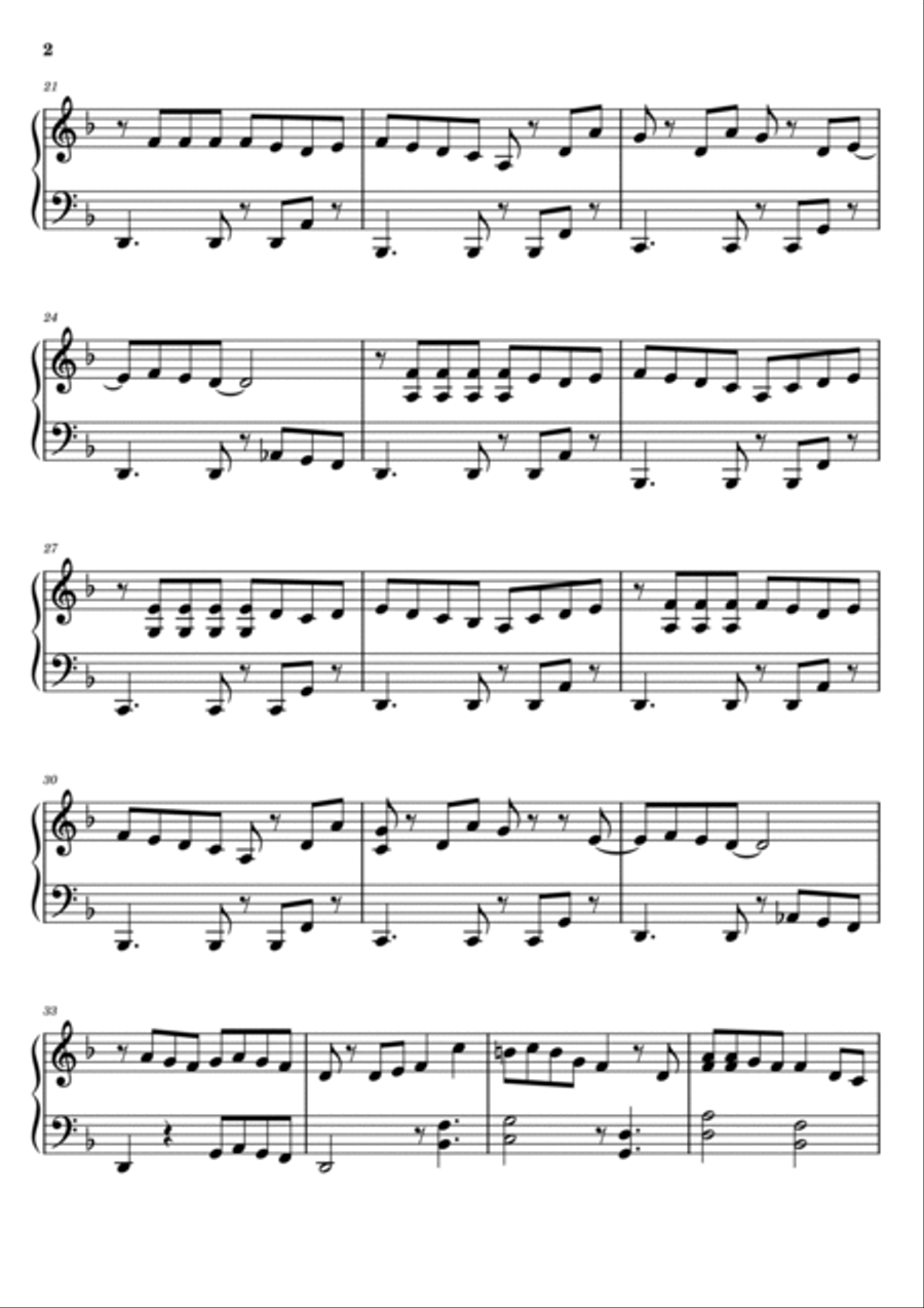 Mephisto Mephisto Piano, Vocal, Guitar scores gallery preview page 2