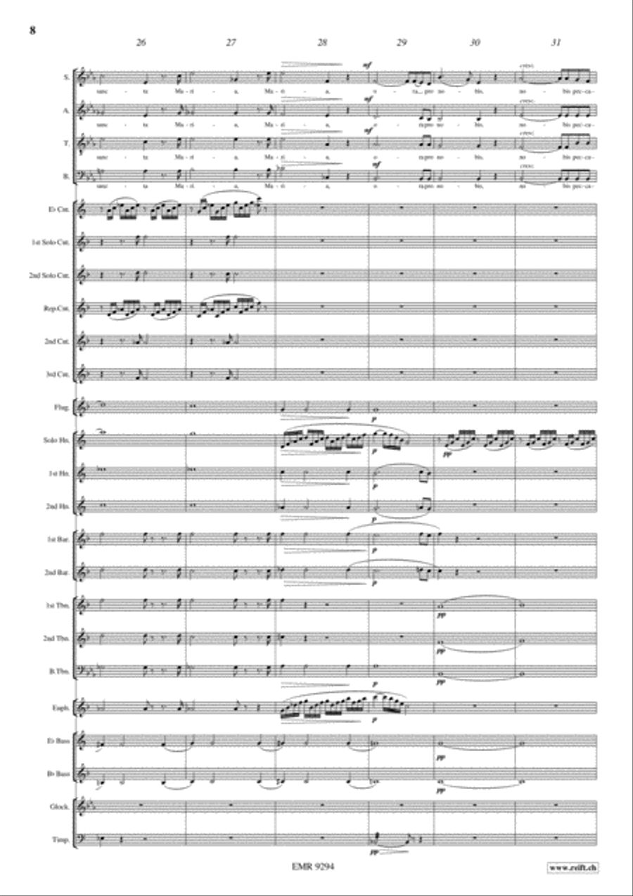 Ave Maria 4-Part scores gallery preview page 11