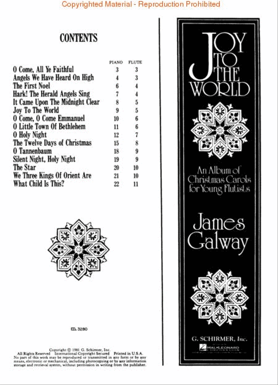 Joy to the World Flute Solo scores gallery preview page 2