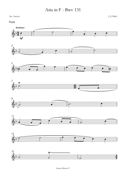 bach bwv anh. 131 gavotte in f major Flute and Bassoon Sheet Music image number null
