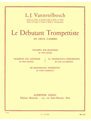 Le Debutant Trompettiste Vol.1 (trumpet Solo)