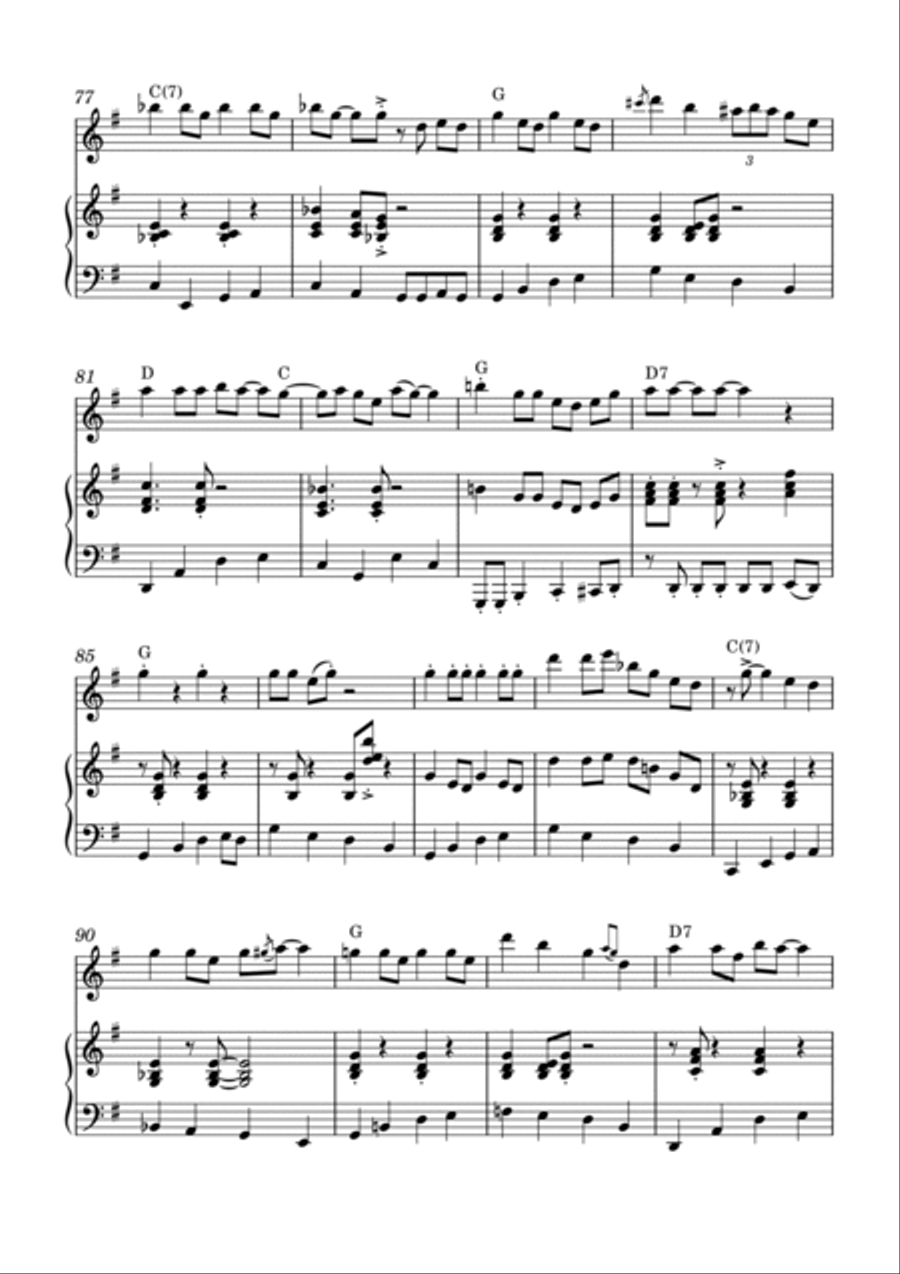 Rock'n'Roll Party! Flute Solo scores gallery preview page 6