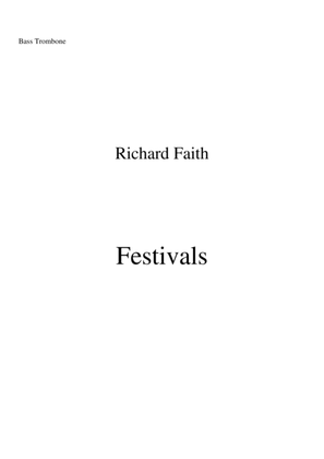Richard Faith/László Veres: Festivals for concert band : bass trombone part (trombone III)