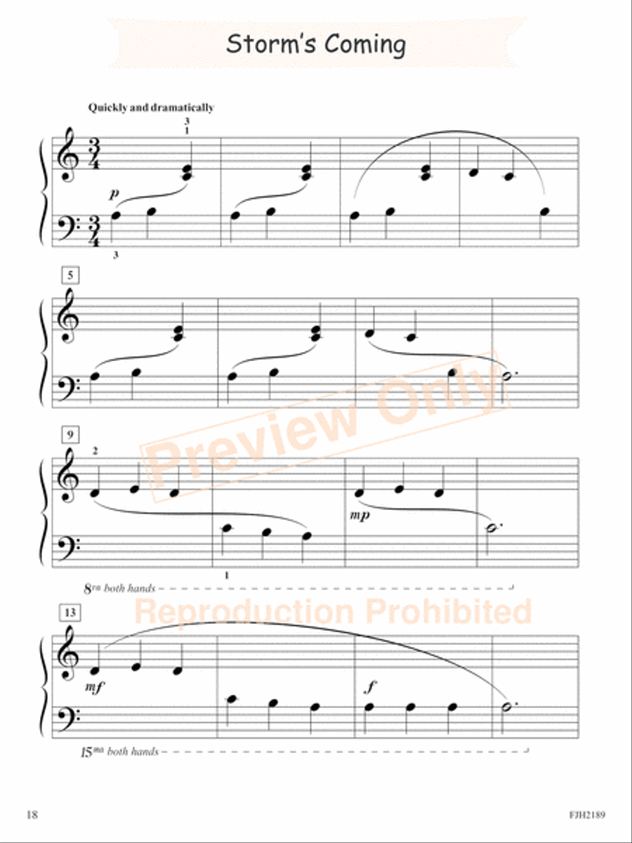 Solo Playing, Book 1 (NFMC) Piano Method scores gallery preview page 3