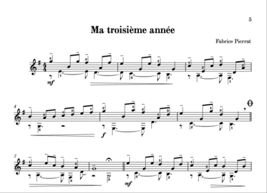 Second Steps Classical Guitar scores gallery preview page 2
