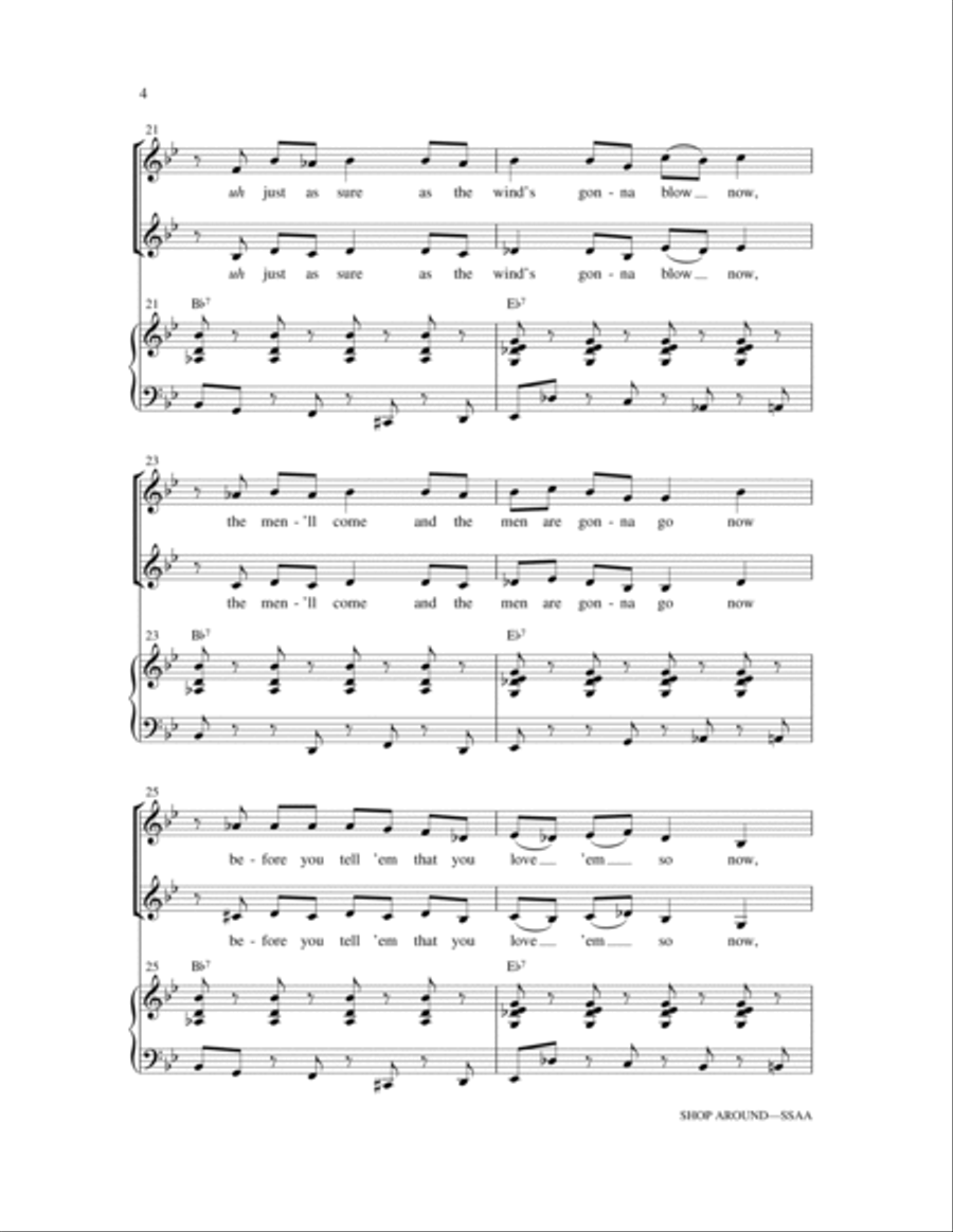 Shop Around SSA scores gallery preview page 4