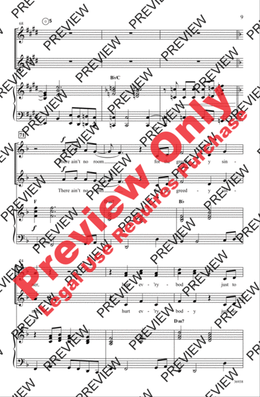 People Get Ready Women's Choir scores gallery preview page 9