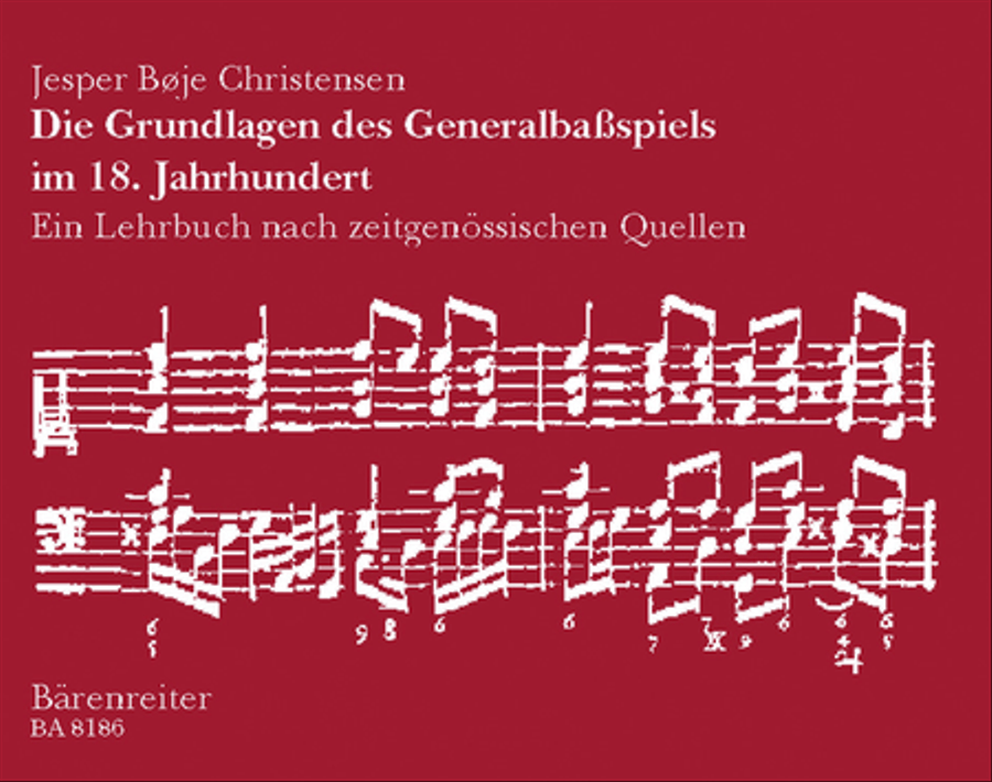 Die Grundlagen des Generalbass spiels im 18. Jahrhundert Organ scores gallery preview page 1