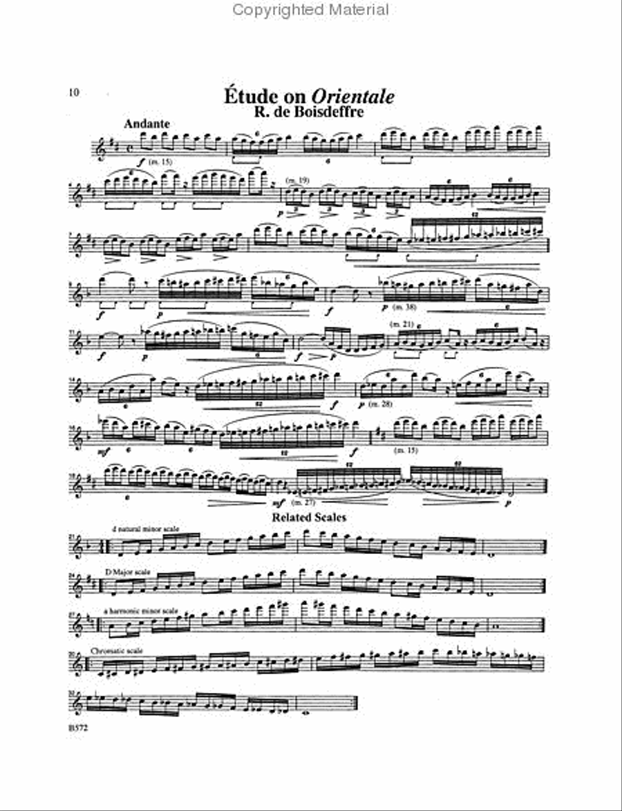 Preparatory Etudes for 24 Short Concert Pieces Flute scores gallery preview page 3