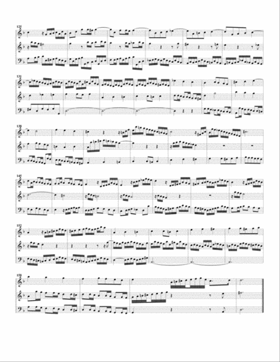 Fugue from Chromatische Fantasie und Fuge, BWV 903/II (arrangement for 3 recorders) Recorder scores gallery preview page 4