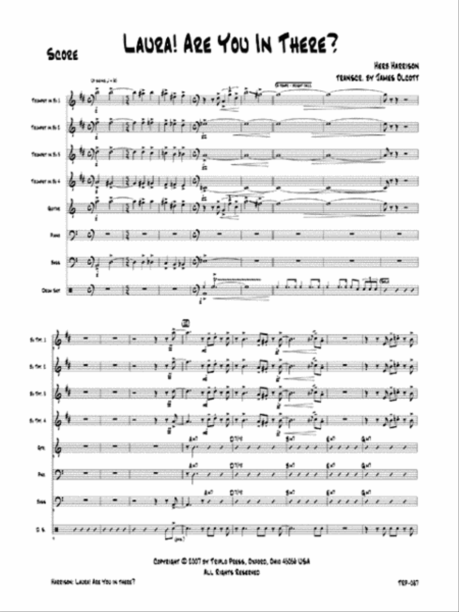 Laura! Are You in There? Small Ensemble scores gallery preview page 2