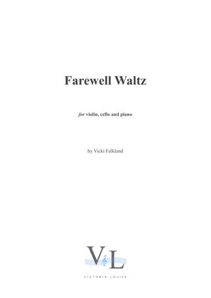 Book cover for Farewell Waltz for piano trio
