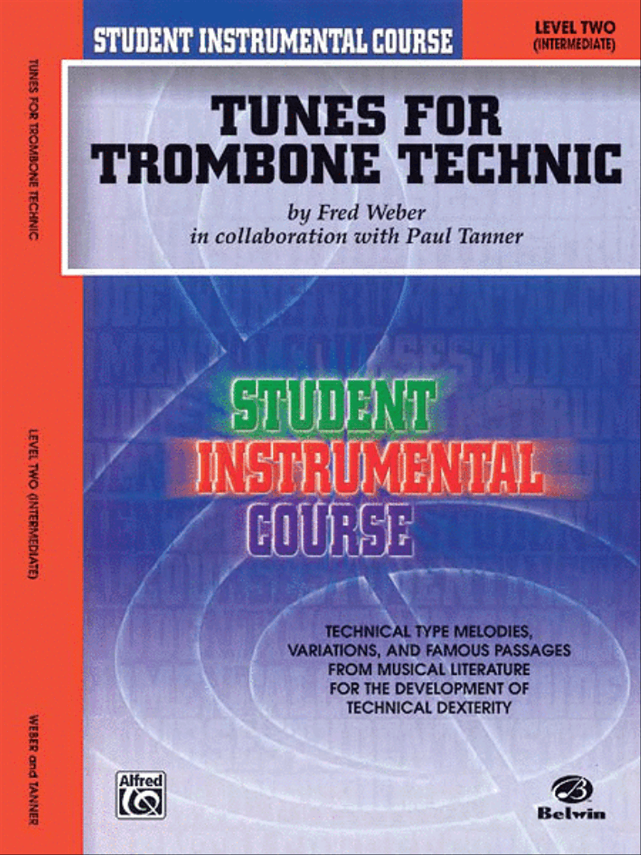 Student Instrumental Course Tunes for Trombone Technic Baritone Horn scores gallery preview page 1