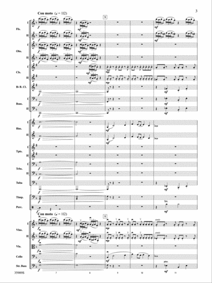 Wild Blue Yonder Wild Blue Yonder Full Orchestra scores gallery preview page 3