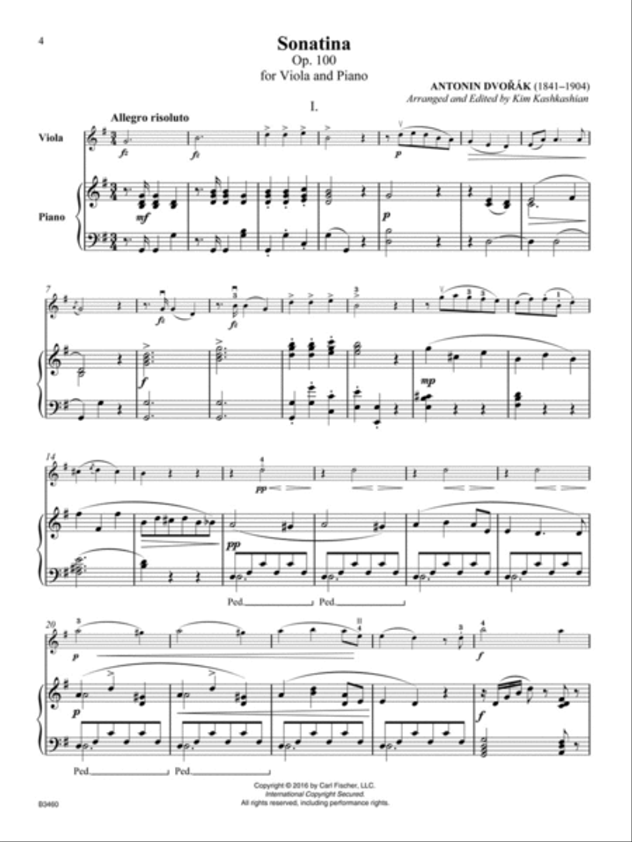 Sonatina Viola scores gallery preview page 2