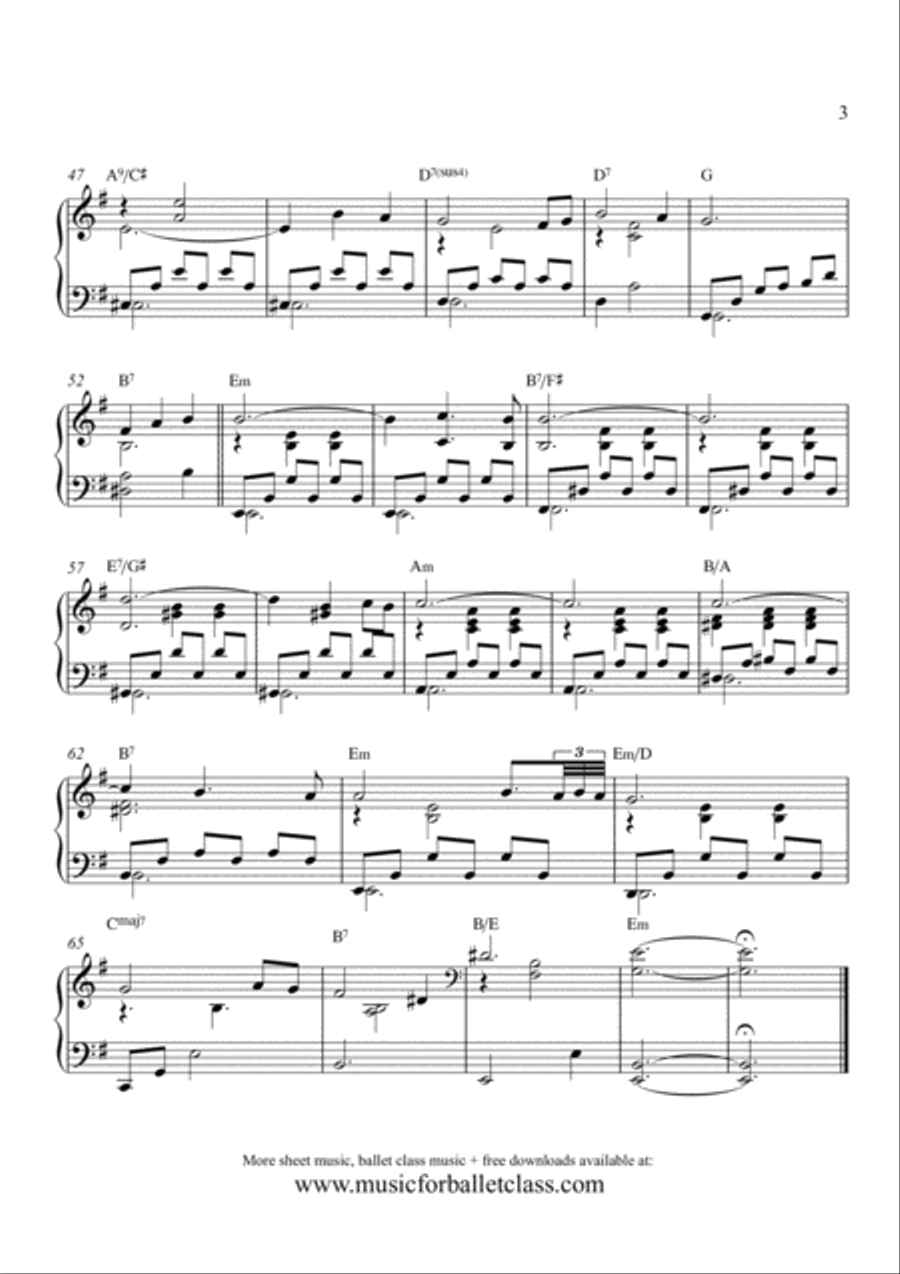 Music for Ballet Class, Vol.3 (Complete Score) Music for Ballet Class, Vol.3 (Complete Score) Piano Solo scores gallery preview page 4