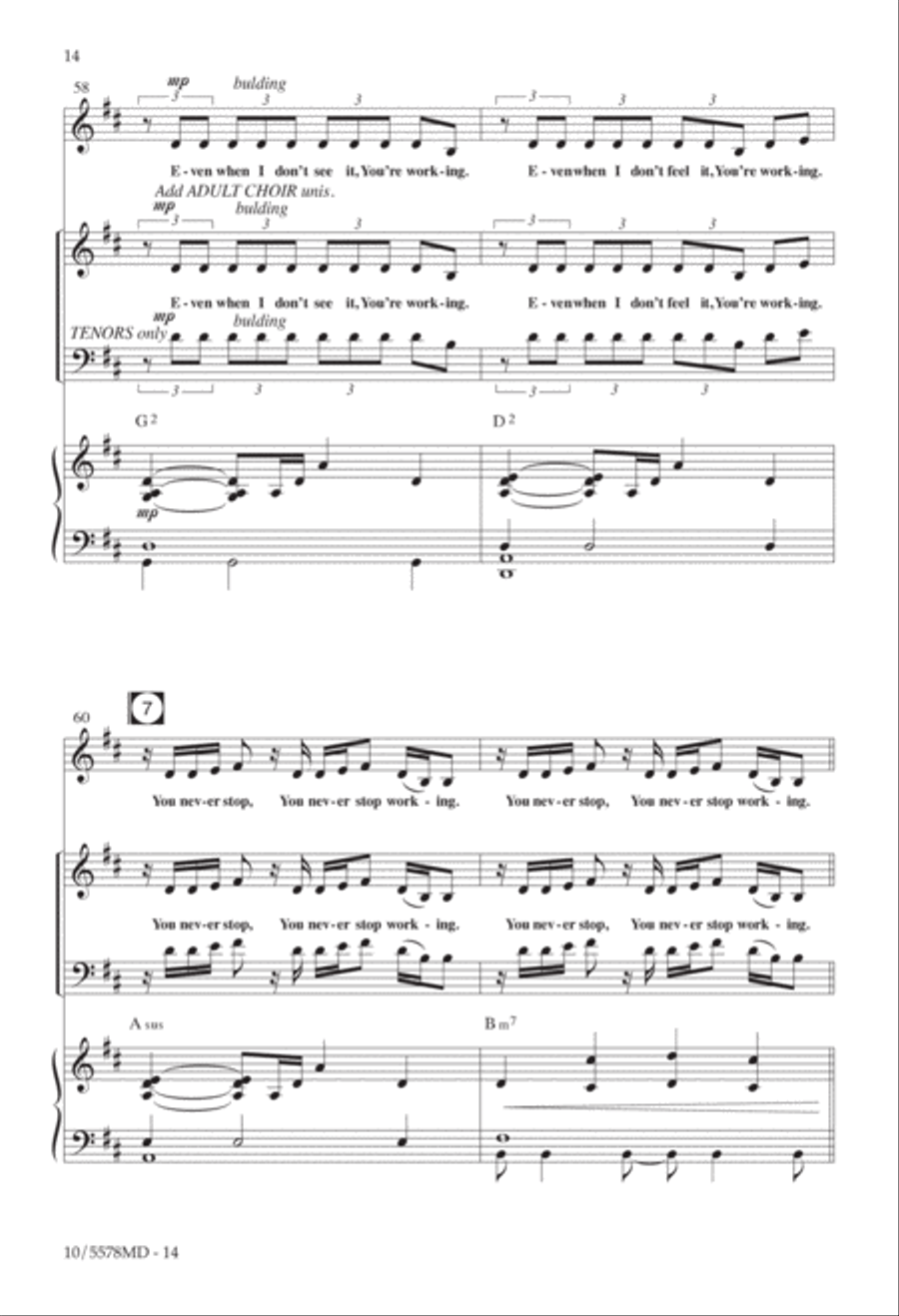 Way Maker 4-Part scores gallery preview page 12