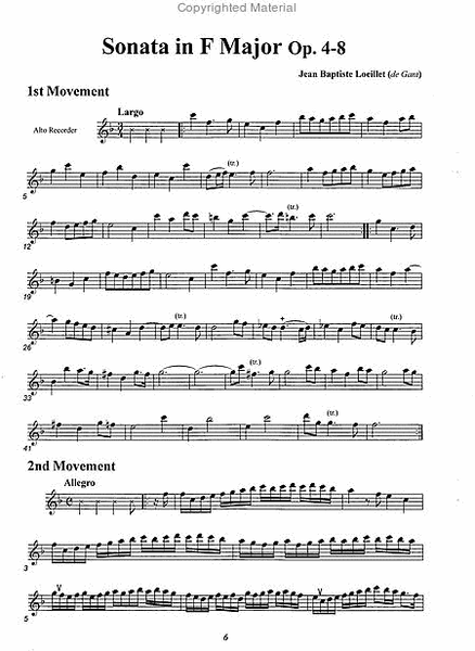 Sonata F Major Op. 4-8 image number null