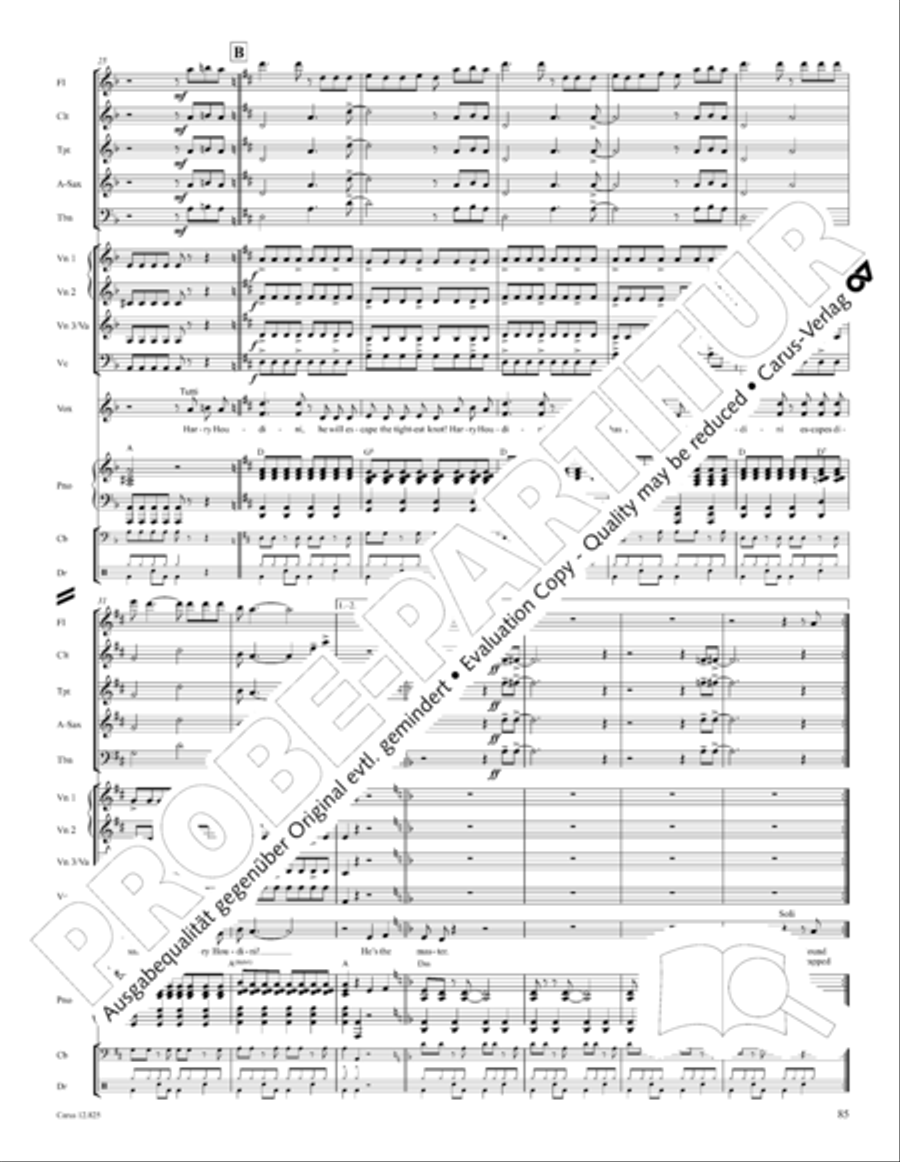 Circus Allegro Circus Allegro Choir scores gallery preview page 86