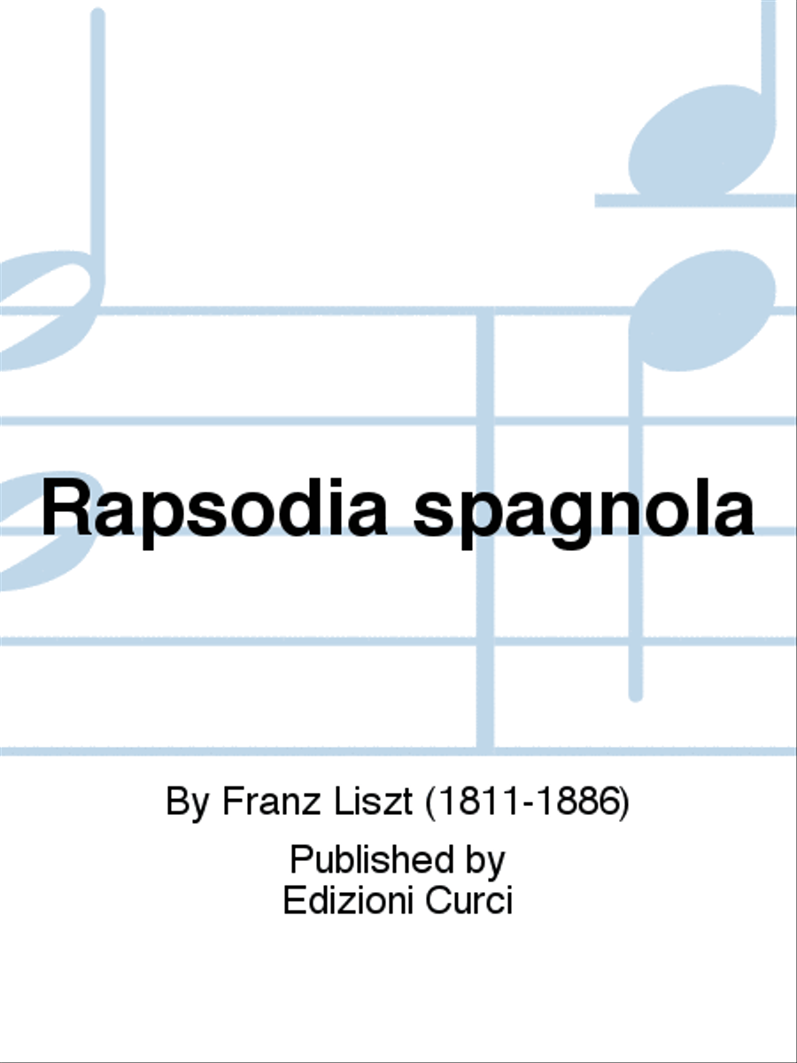 Rapsodia spagnola Rapsodia spagnola Piano Solo scores gallery preview page 1