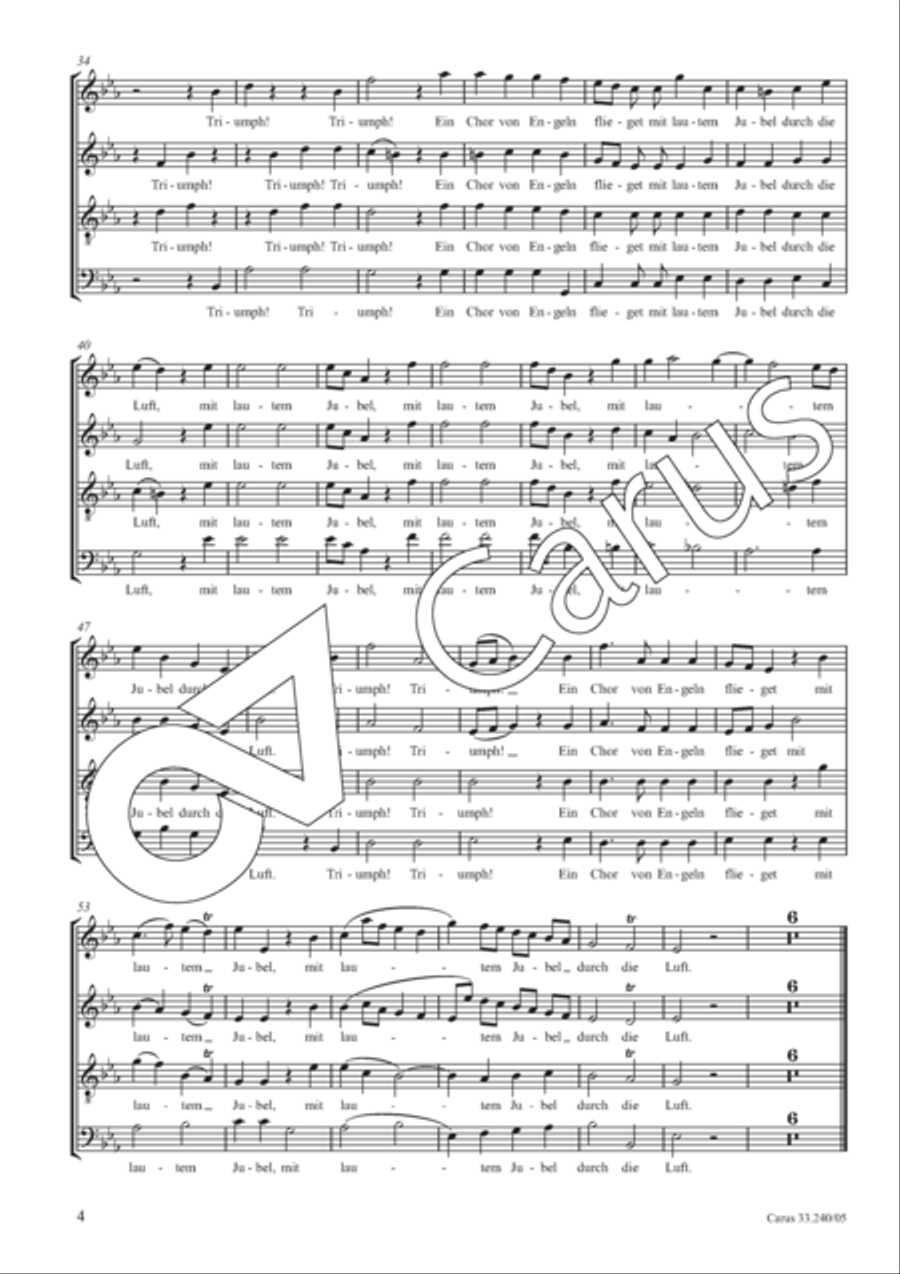 The Resurrection and Ascension of Jesus 4-Part scores gallery preview page 5