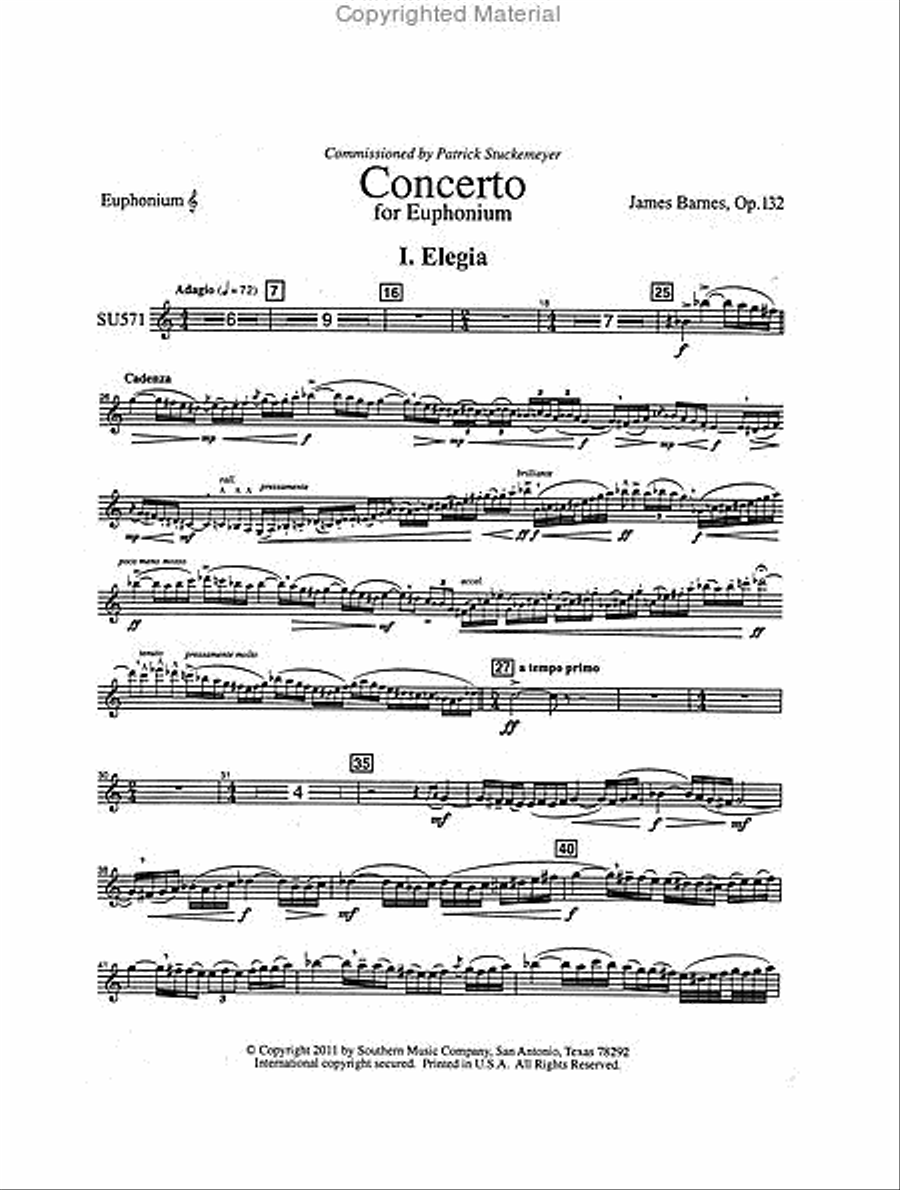 Concerto, Op. 132 Concerto, Op. 132 Baritone Horn scores gallery preview page 4