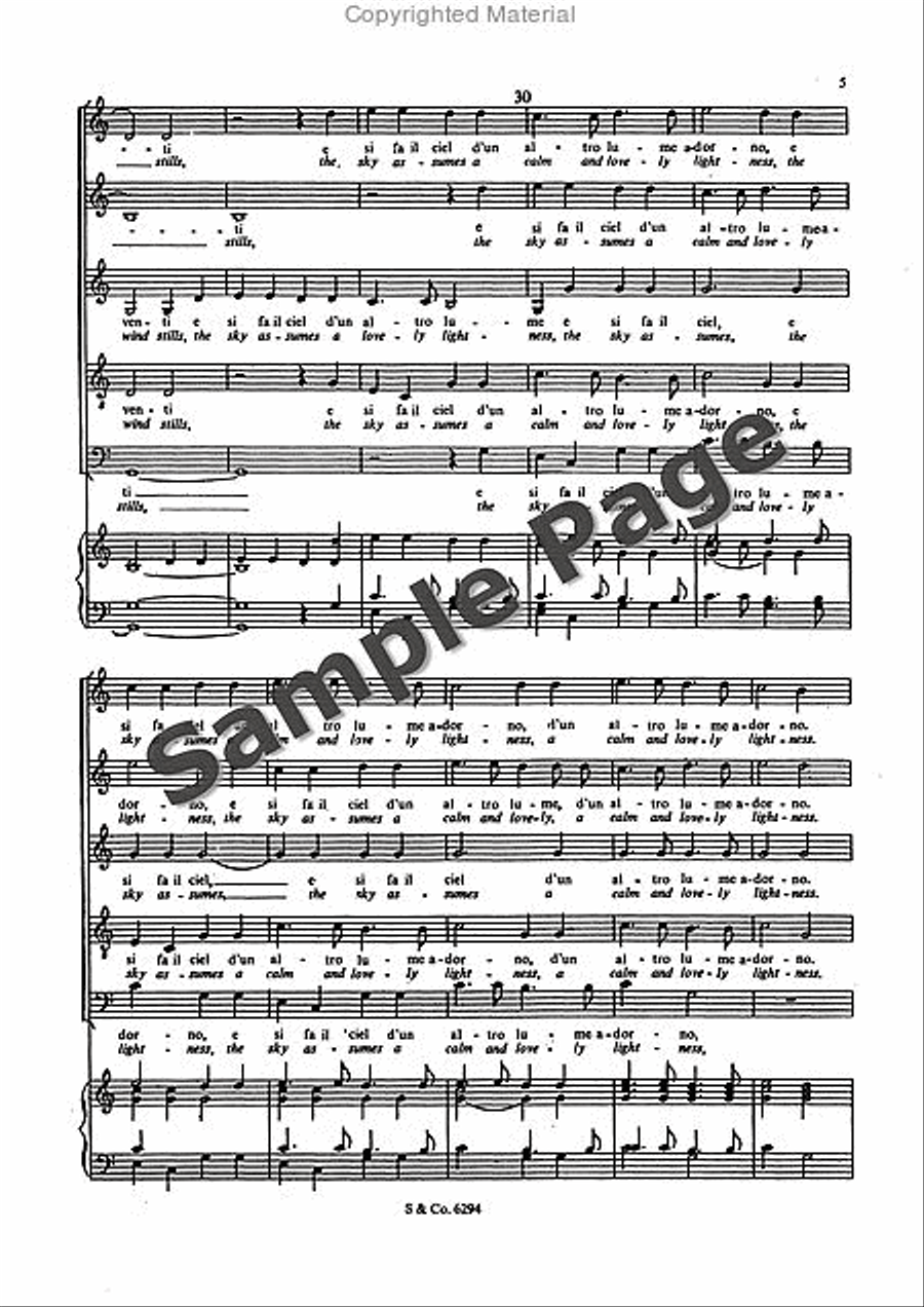 A Un Giro *******p.o.p.****** SSATB scores gallery preview page 6