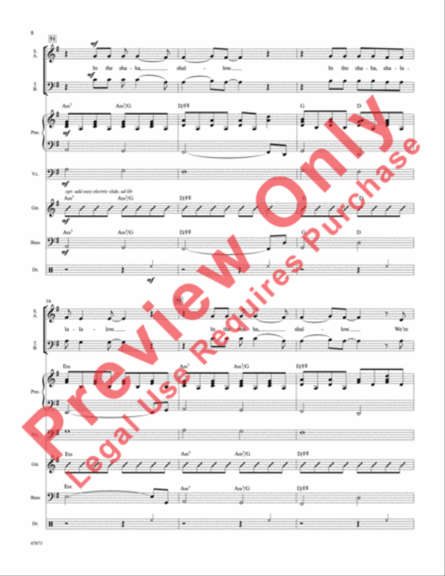 Shallow Choir scores gallery preview page 9