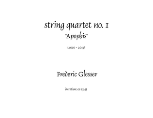 String Quartet No. 1 Apophis
