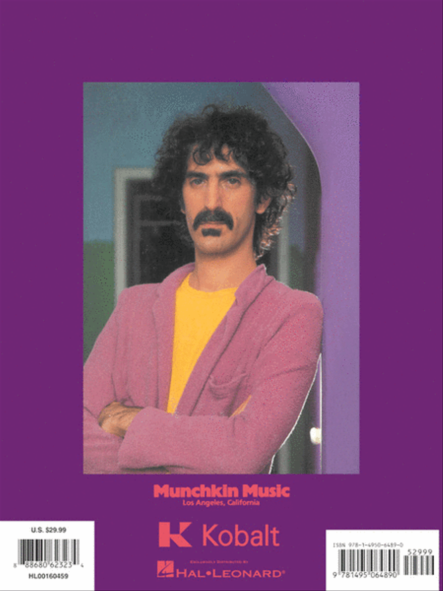 The Frank Zappa Guitar Book Guitar scores gallery preview page 5