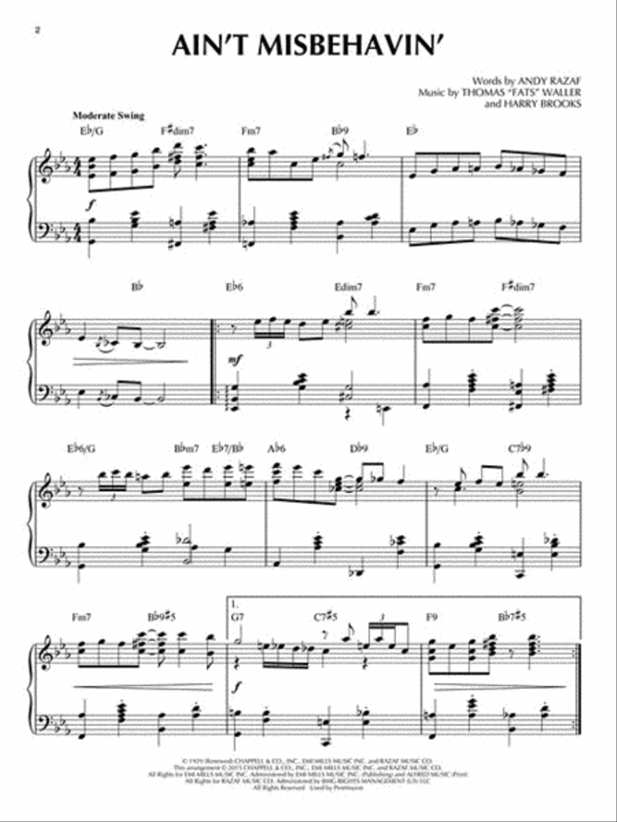 Stride Piano Piano Solo scores gallery preview page 3