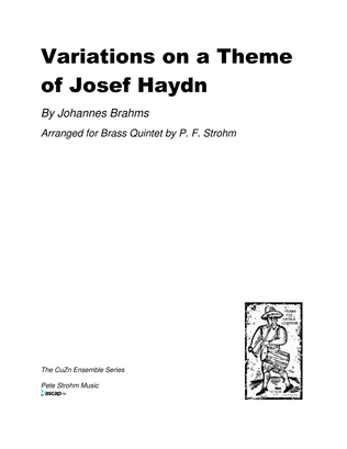 Variations on a Theme of Josef Haydn (arr. for Brass Quintet)