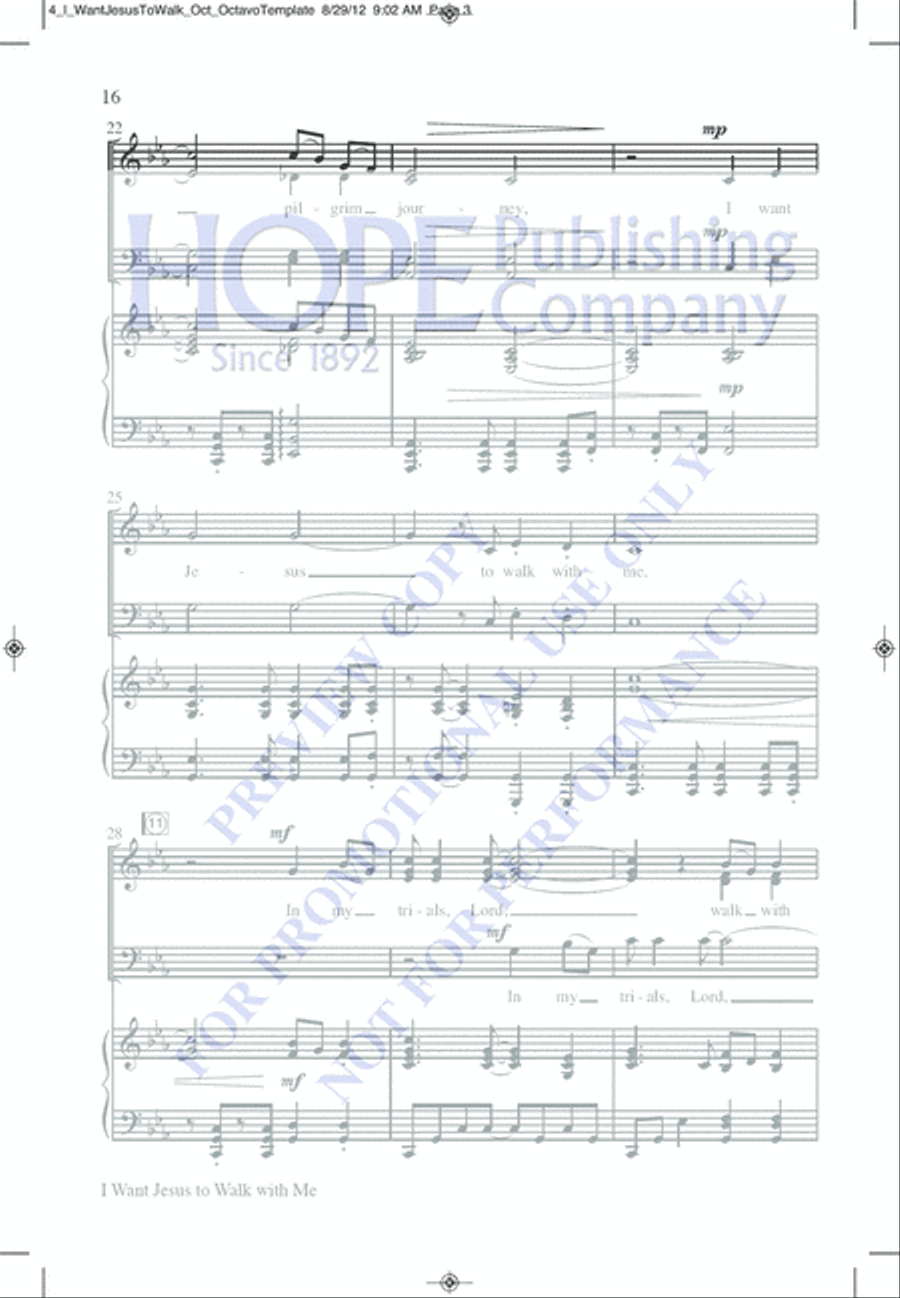 I Am the Lord of the Dance 4-Part scores gallery preview page 20