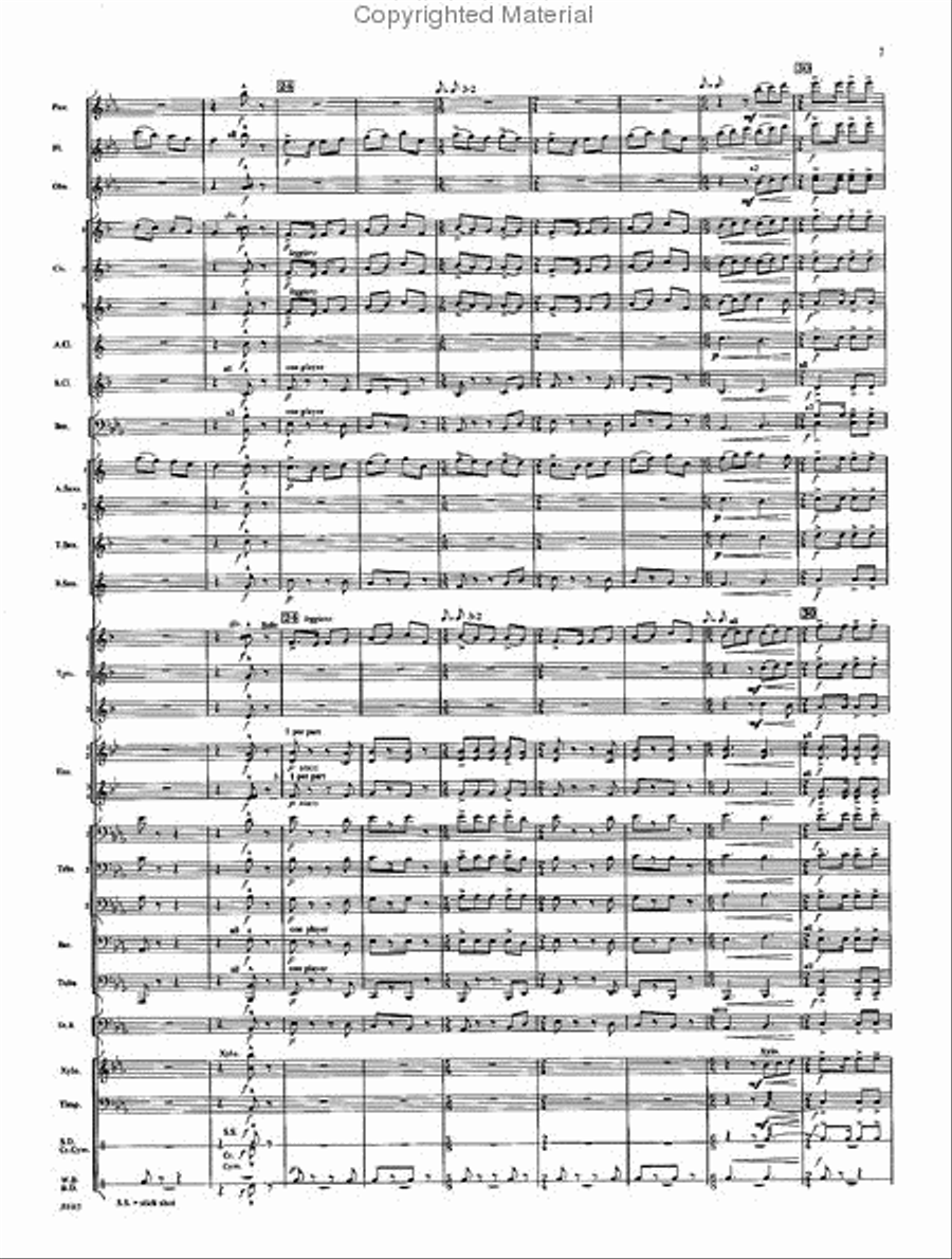 In All Its Glory Concert Band scores gallery preview page 5