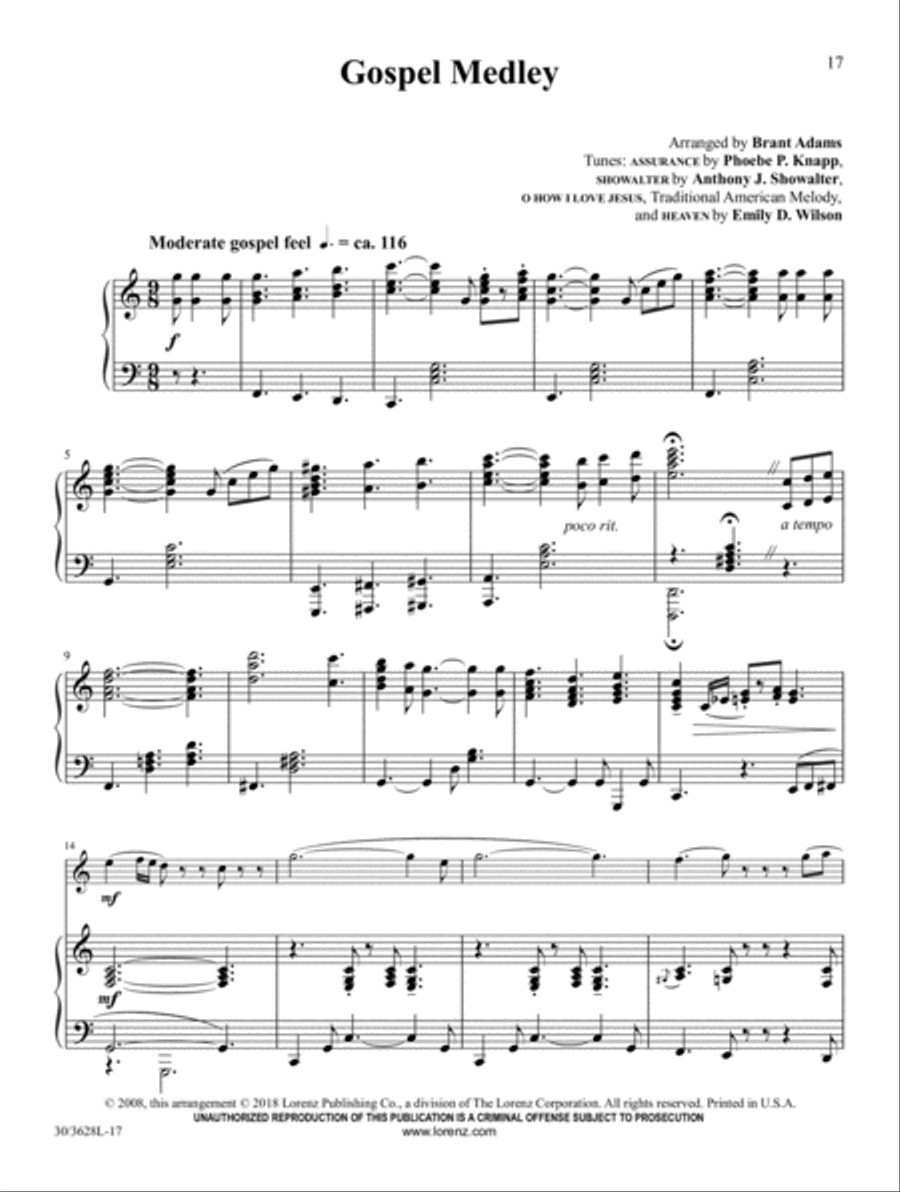 Flute Solos for Worship, Vol. 3 Flute Solo scores gallery preview page 7