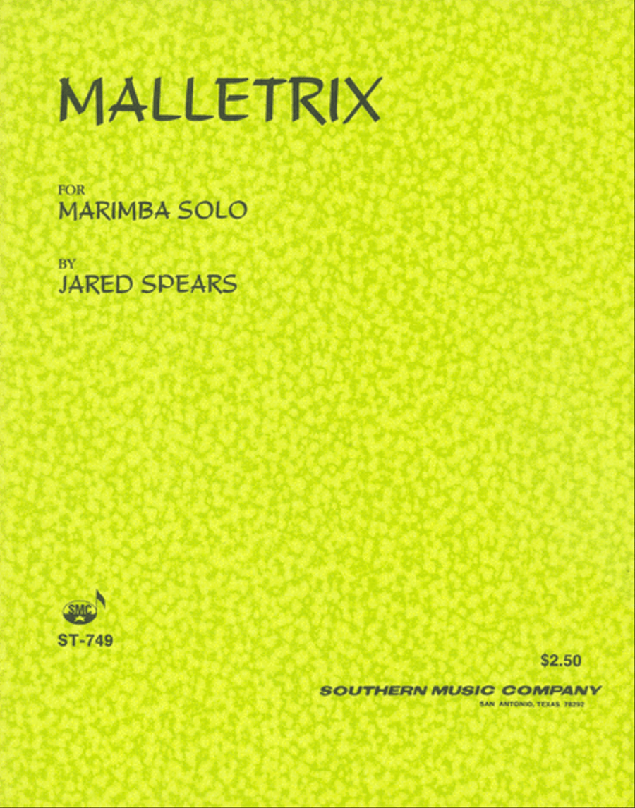 Malletrix (Mallet Tricks) Marimba scores gallery preview page 1