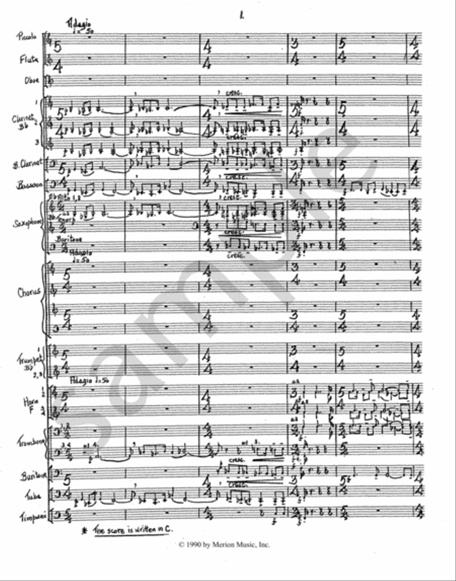 A Proclamation Choir scores gallery preview page 4