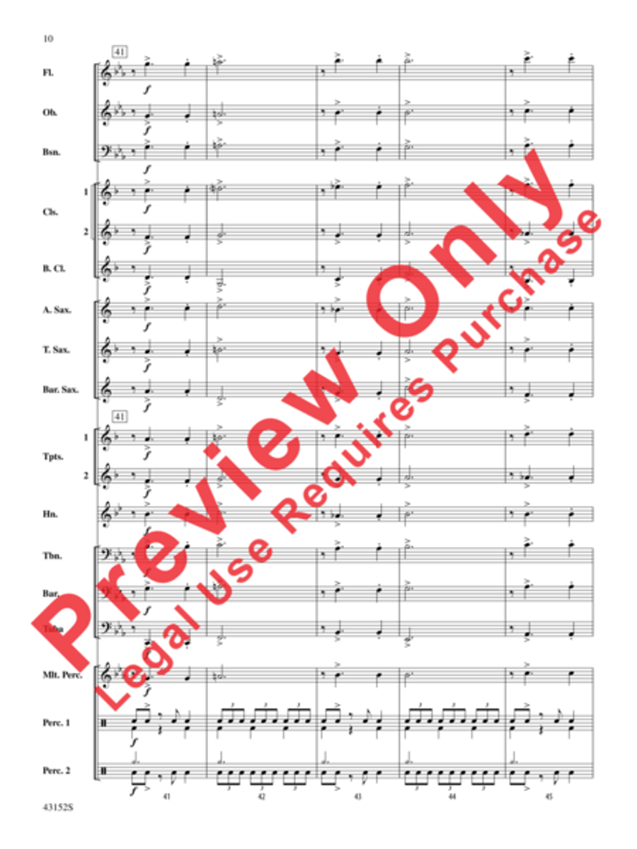 The Kings of Swing Concert Band scores gallery preview page 15
