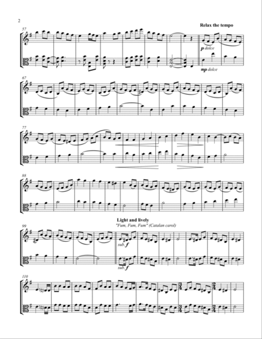God Rest Ye Merry Gentlemen Medley God Rest Ye Merry Gentlemen Medley String Duet scores gallery preview page 3